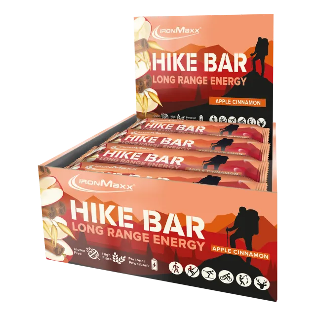 Iron Maxx Hike Bar Riegel Apfel Zimt 12x60g vegan
