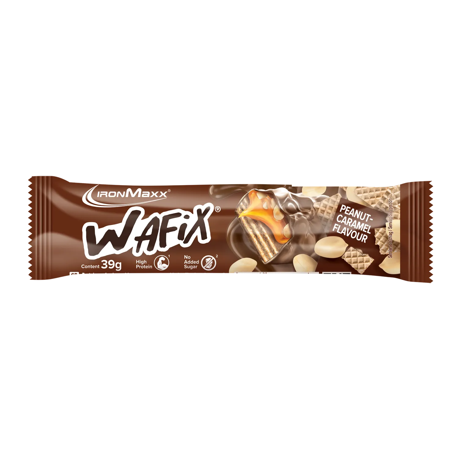 Iron Maxx Wafix 24x39 g Proteinriegel Peanut Caramel Low Sugar