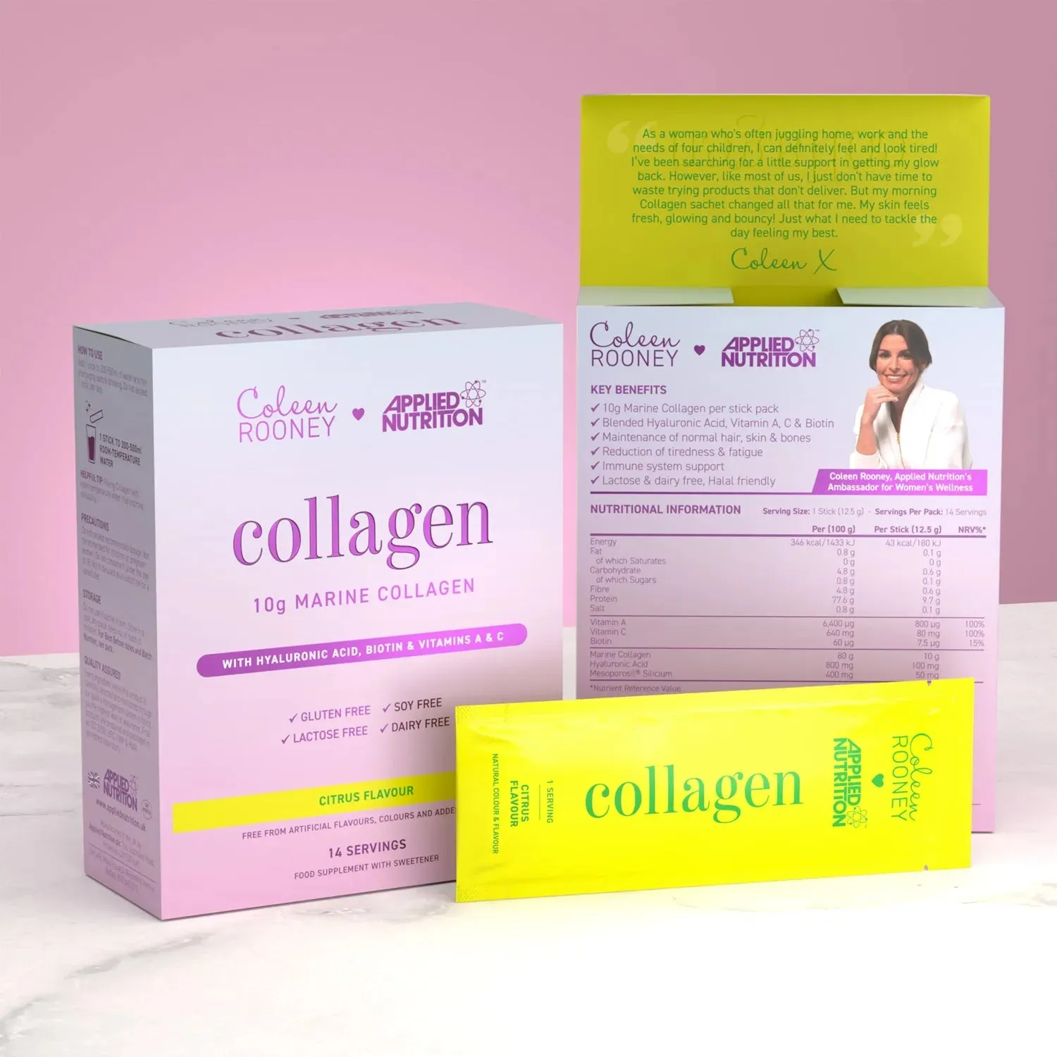 Applied Nutrition Coleen Citrus Collection Bundle 70 Sachets