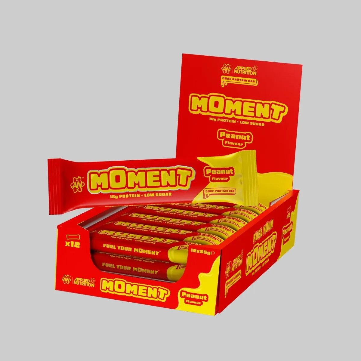 Applied Nutrition Moment Proteinriegel Banana 12er Box High Protein