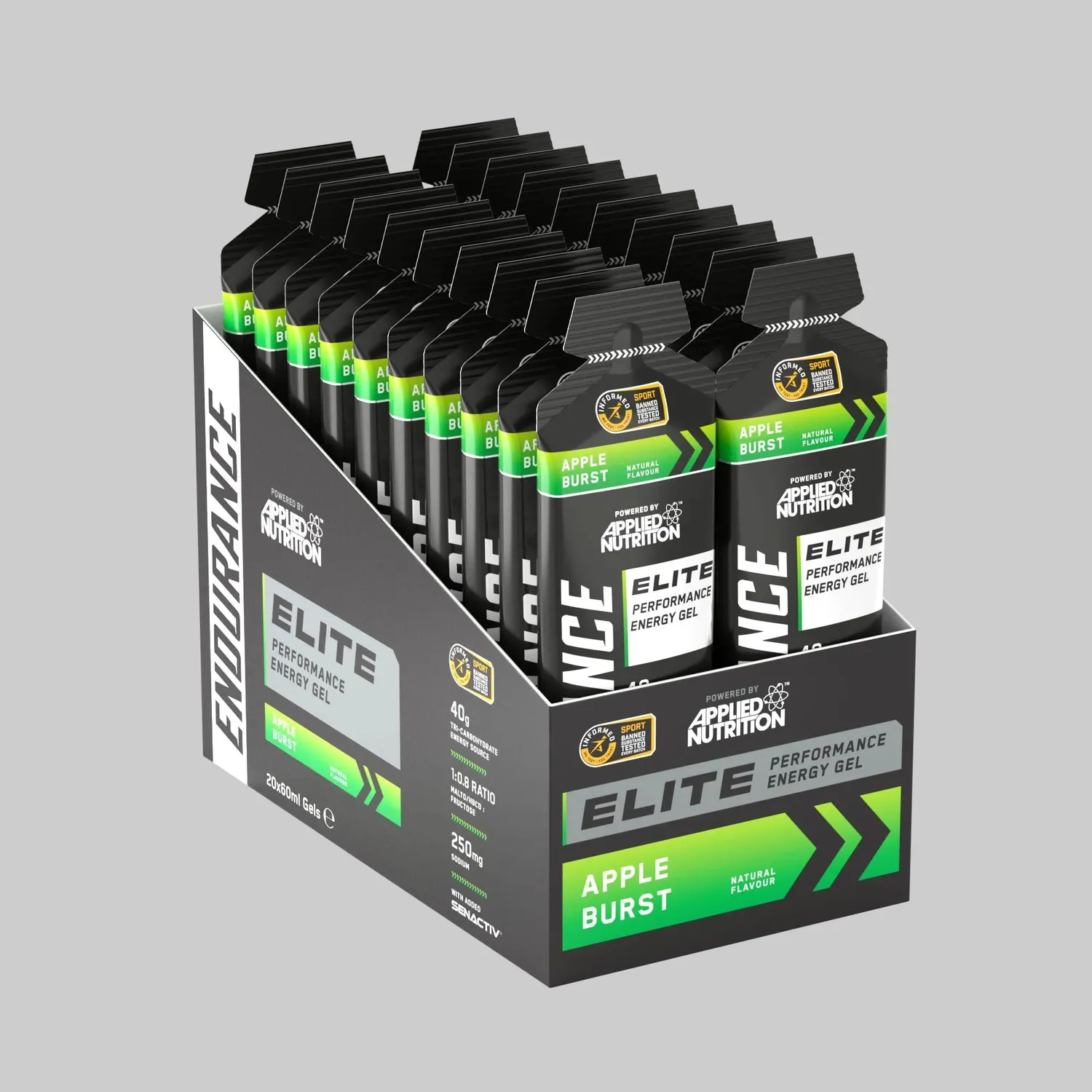 Applied Nutrition Endurance Elite Energiegel Einzelgel Orange Burst