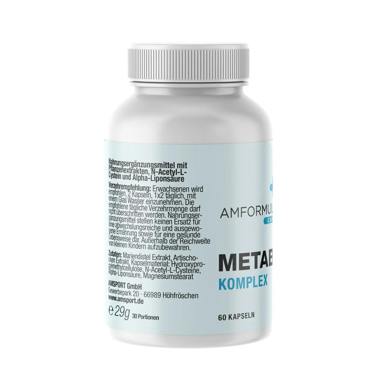 Amformula Care Metabol Komplex Kapseln 60 Stück Mariendistel