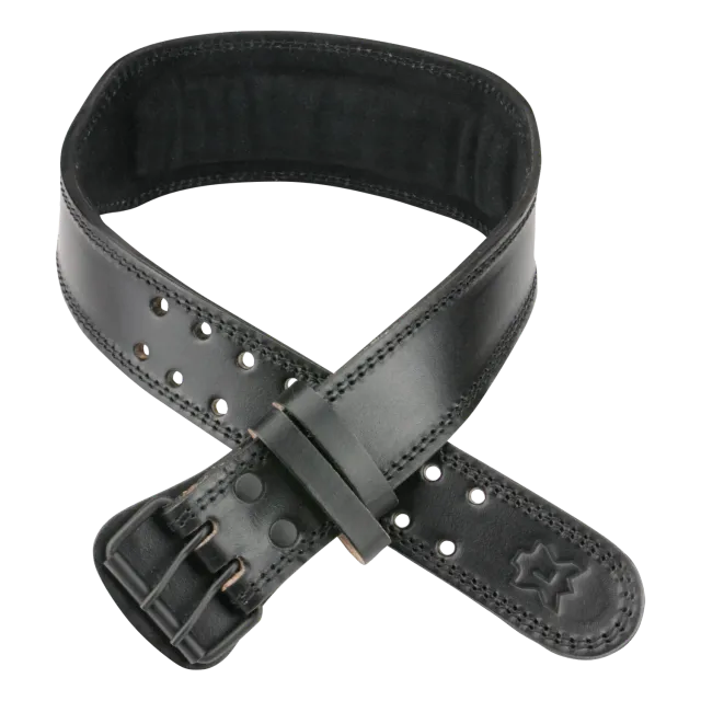 Iron Maxx Lifting Belt Gewichthebergürtel L Echtleder schwarz
