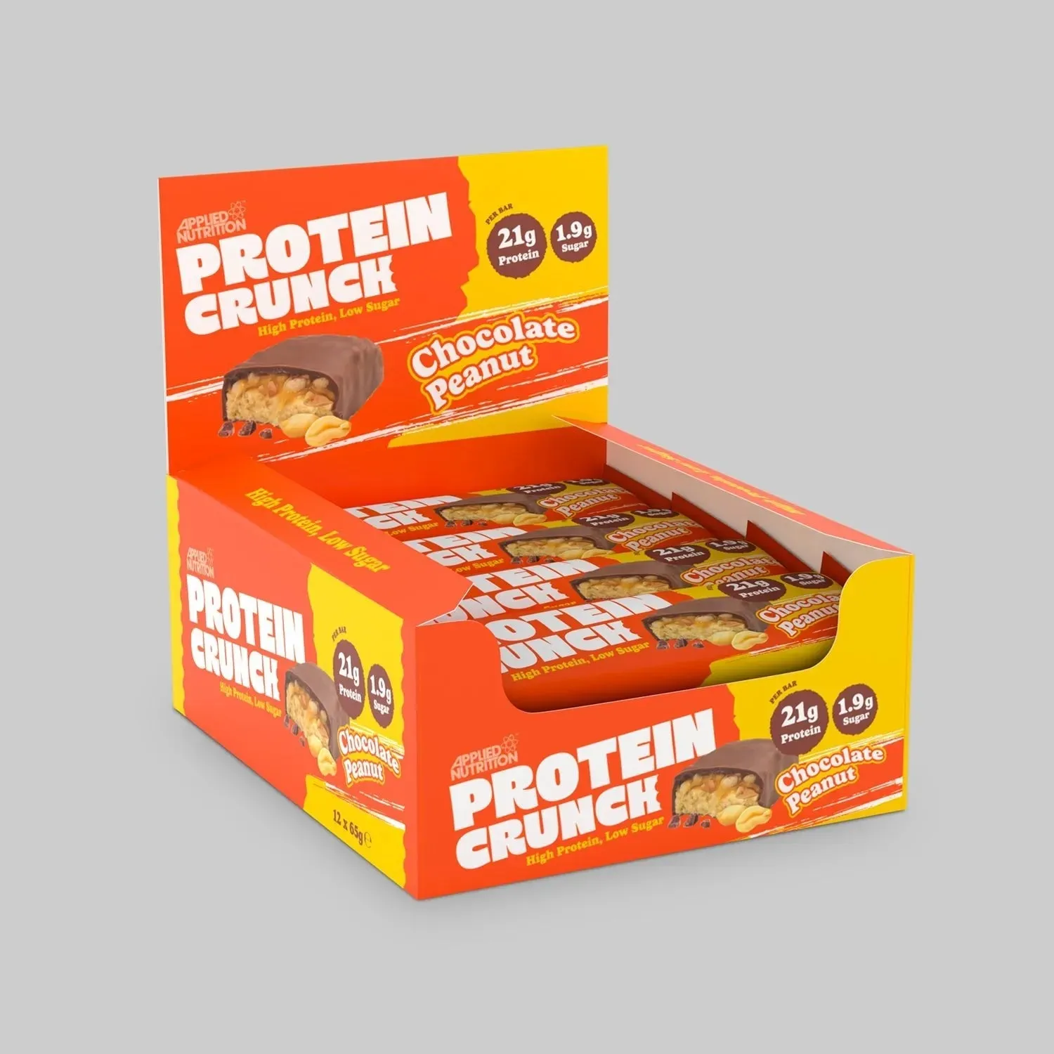 Applied Nutrition Crunch-Proteinriegel Milchschokolade Karamell 62g Einzelriegel