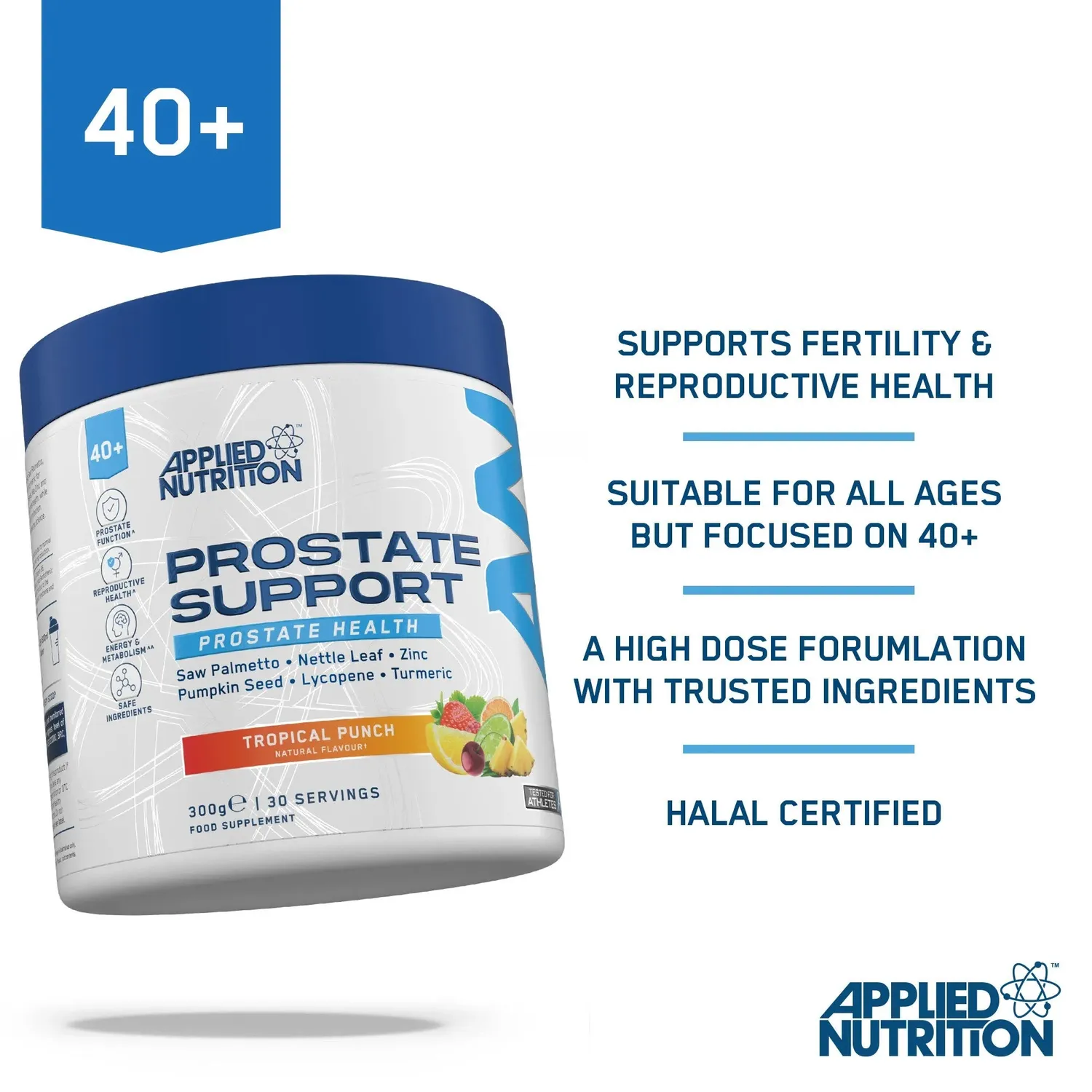 Applied Nutrition Prostate Support Pulver 300g Männer 40+