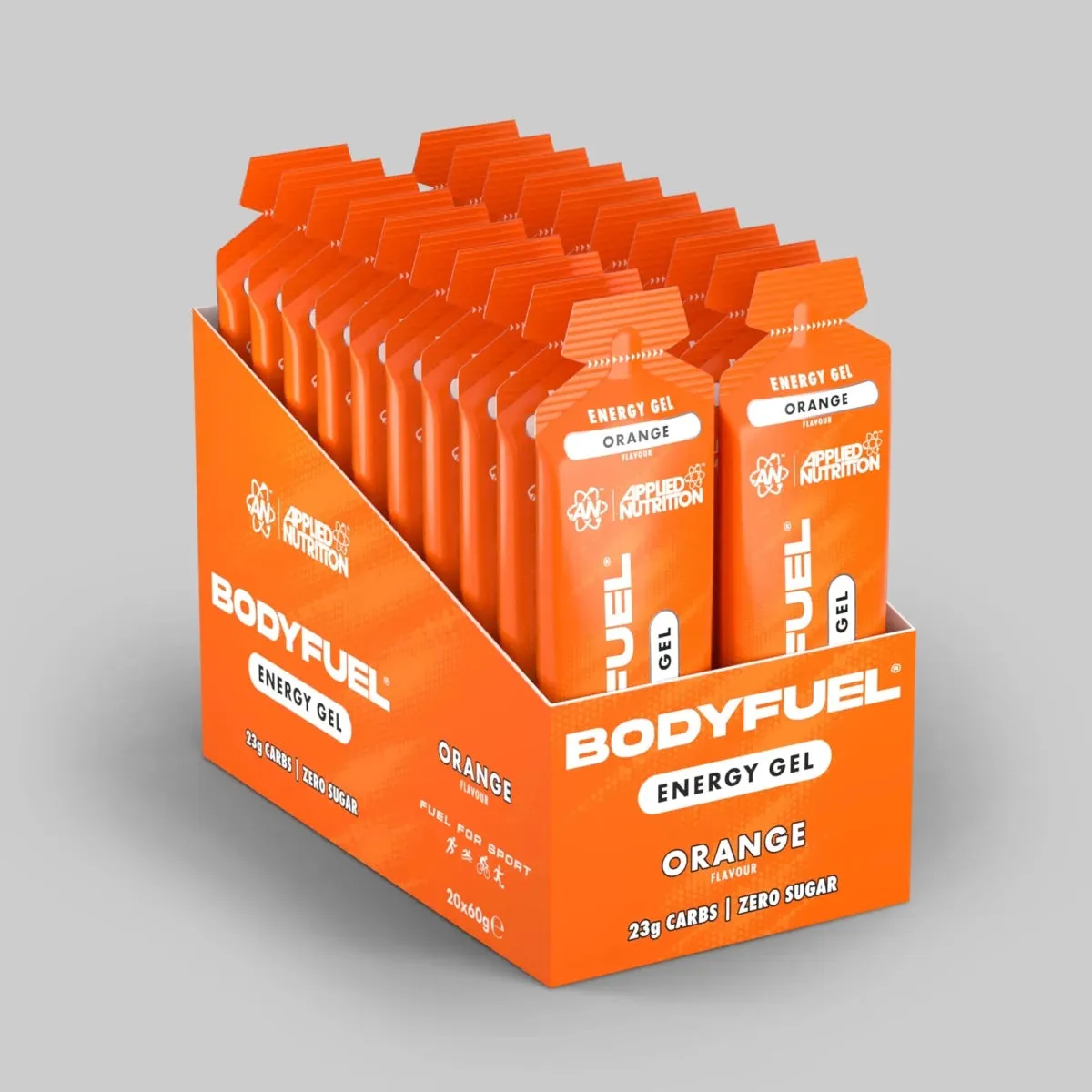 Applied Nutrition Bodyfuel Energie-Gel Beerenexplosion 20 Gels