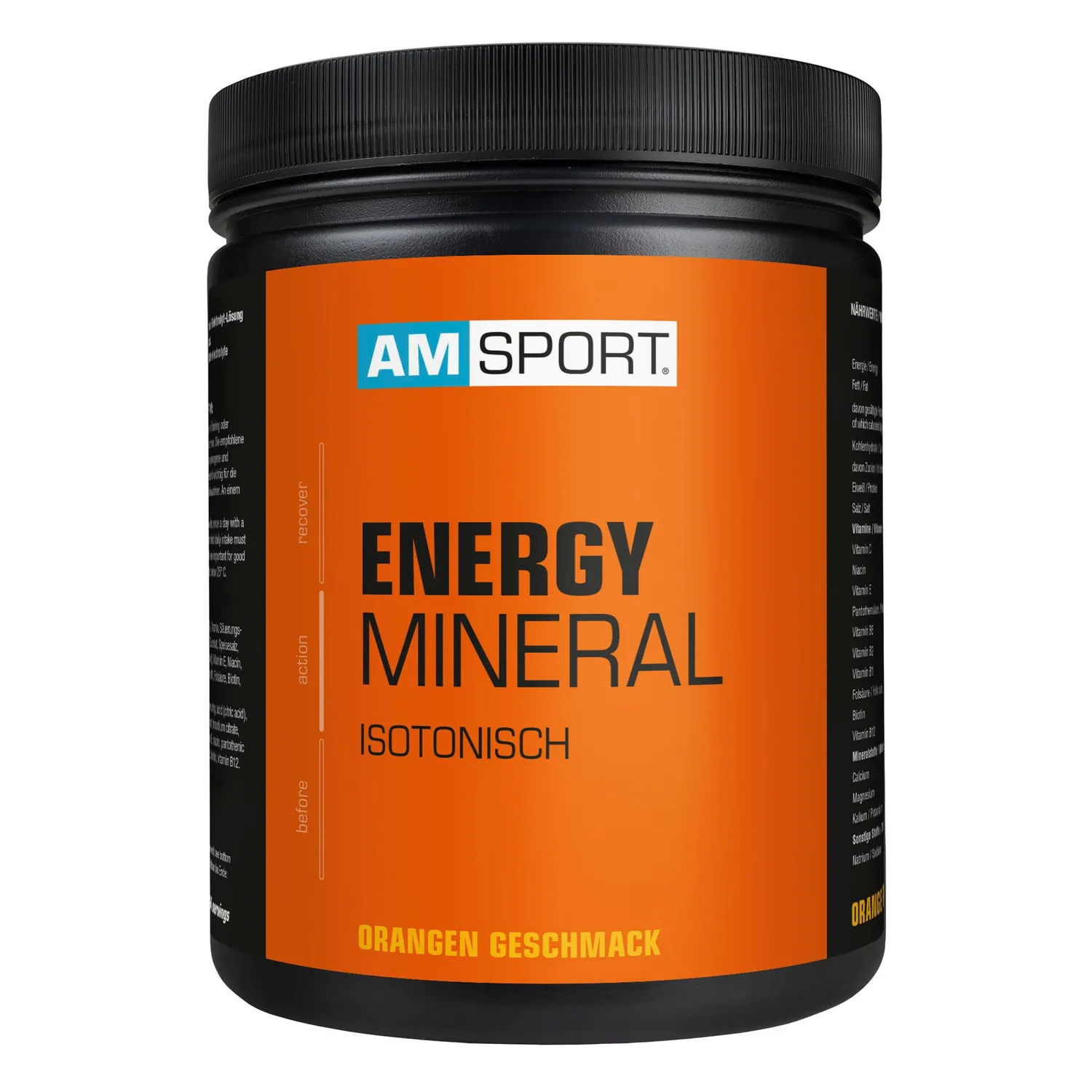 AMSPORT Energy Mineral Isodrink Rote Früchte 990g