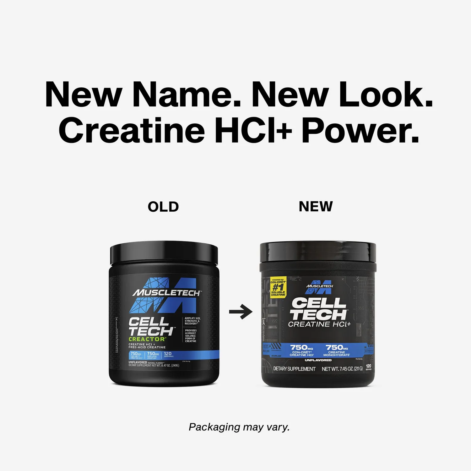 MuscleTech Cell-Tech Creactor Creatine HCI Pulver unflavored fillerfrei