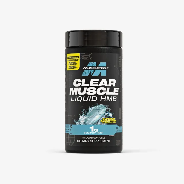 MuscleTech Clear Muscle 42 ct Liquid-HMB-Supplement BetaTOR