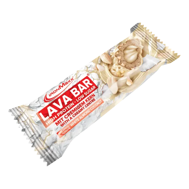 Iron Maxx Lava Bar Proteinriegel 40g White Almond Coconut Low Sugar