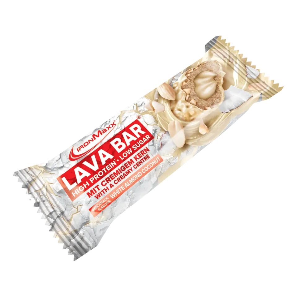 Iron Maxx Lava Bar Proteinriegel 40g White Almond Coconut Low Sugar