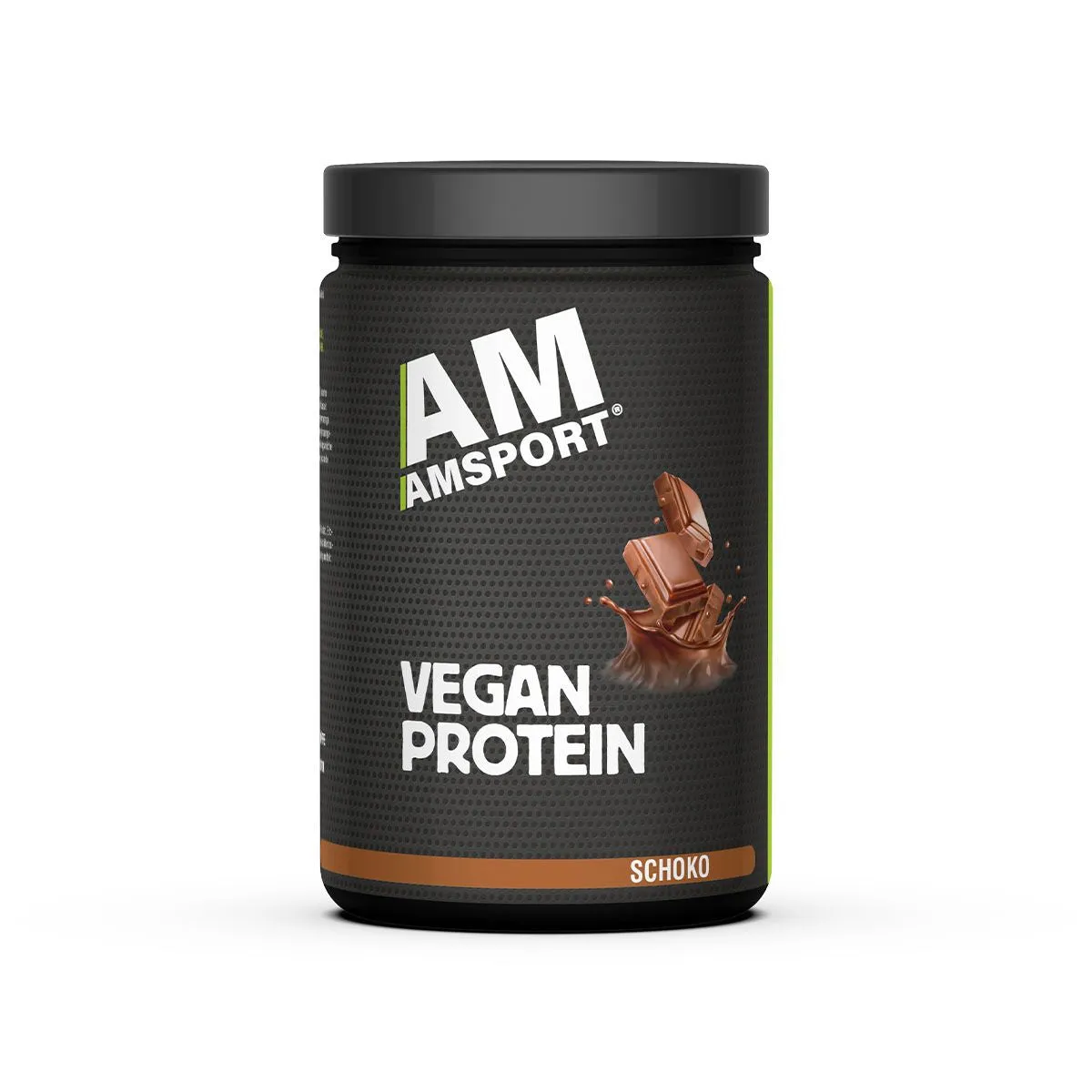 AMSPORT Natural Vegan Protein Pulver Vanille 390 g