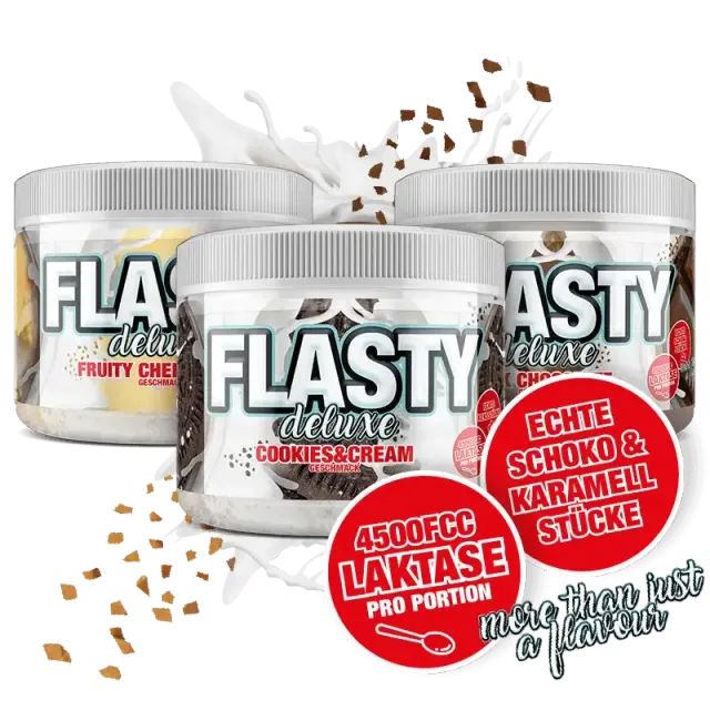 Sinob Flasty Deluxe Geschmackspulver 250 g Milk Chocolate Chunks
