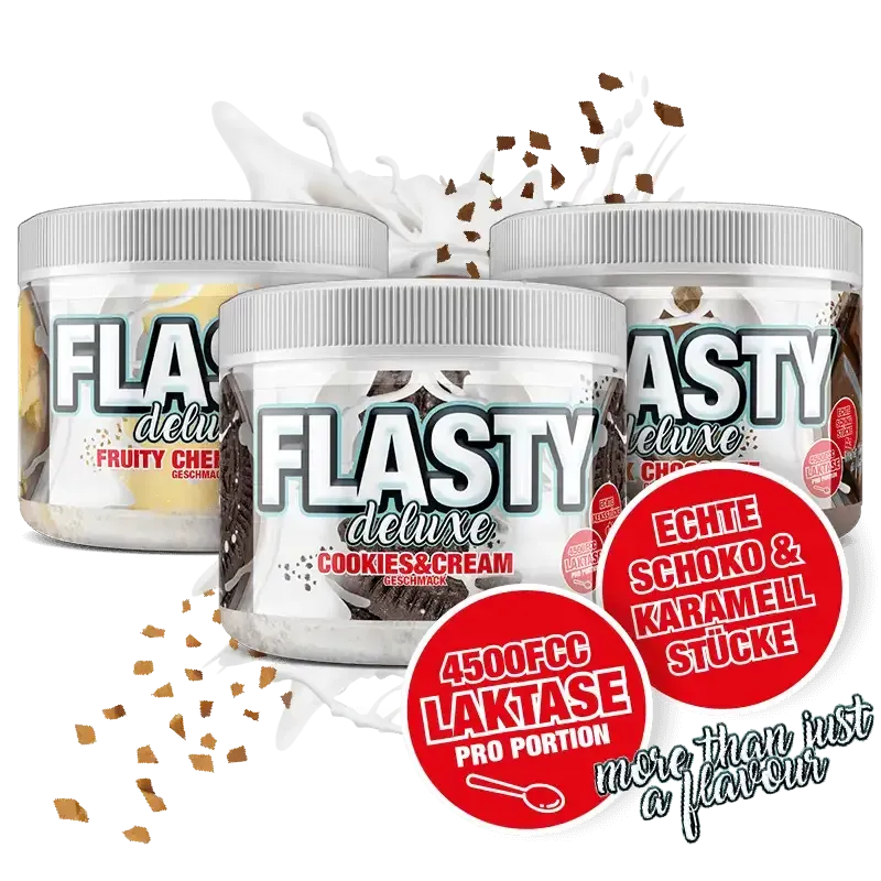 Sinob Flasty Deluxe Geschmackspulver 250 g Milk Chocolate Chunks