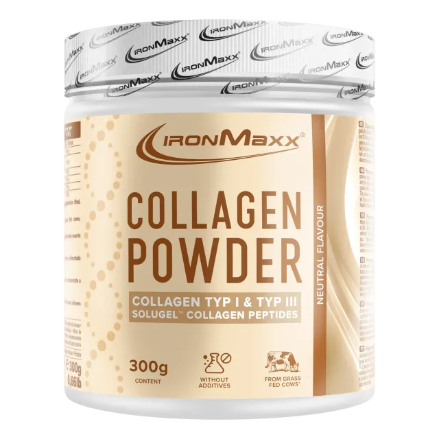 Iron Maxx Collagen Powder Kollagenpulver Neutral 300g Vitamin C