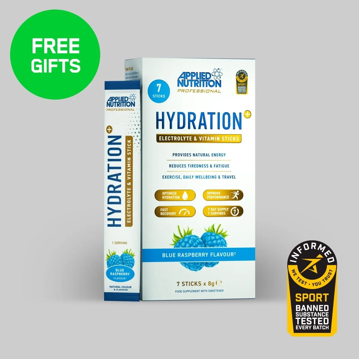 Applied Nutrition Hydration+ Elektrolytpulver 240 g 30 Portionen