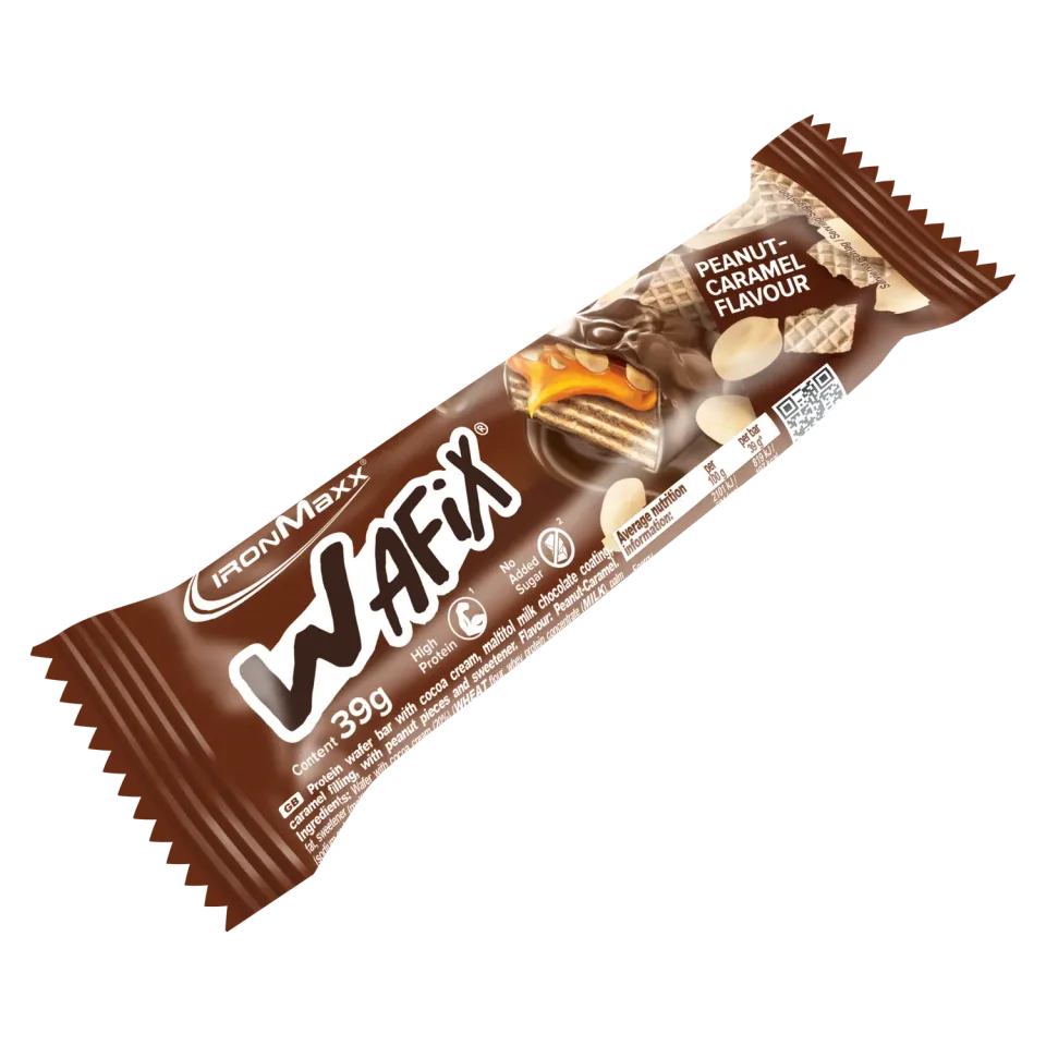 IronMaxx Wafix Proteinriegel 39g Peanut Caramel High Protein