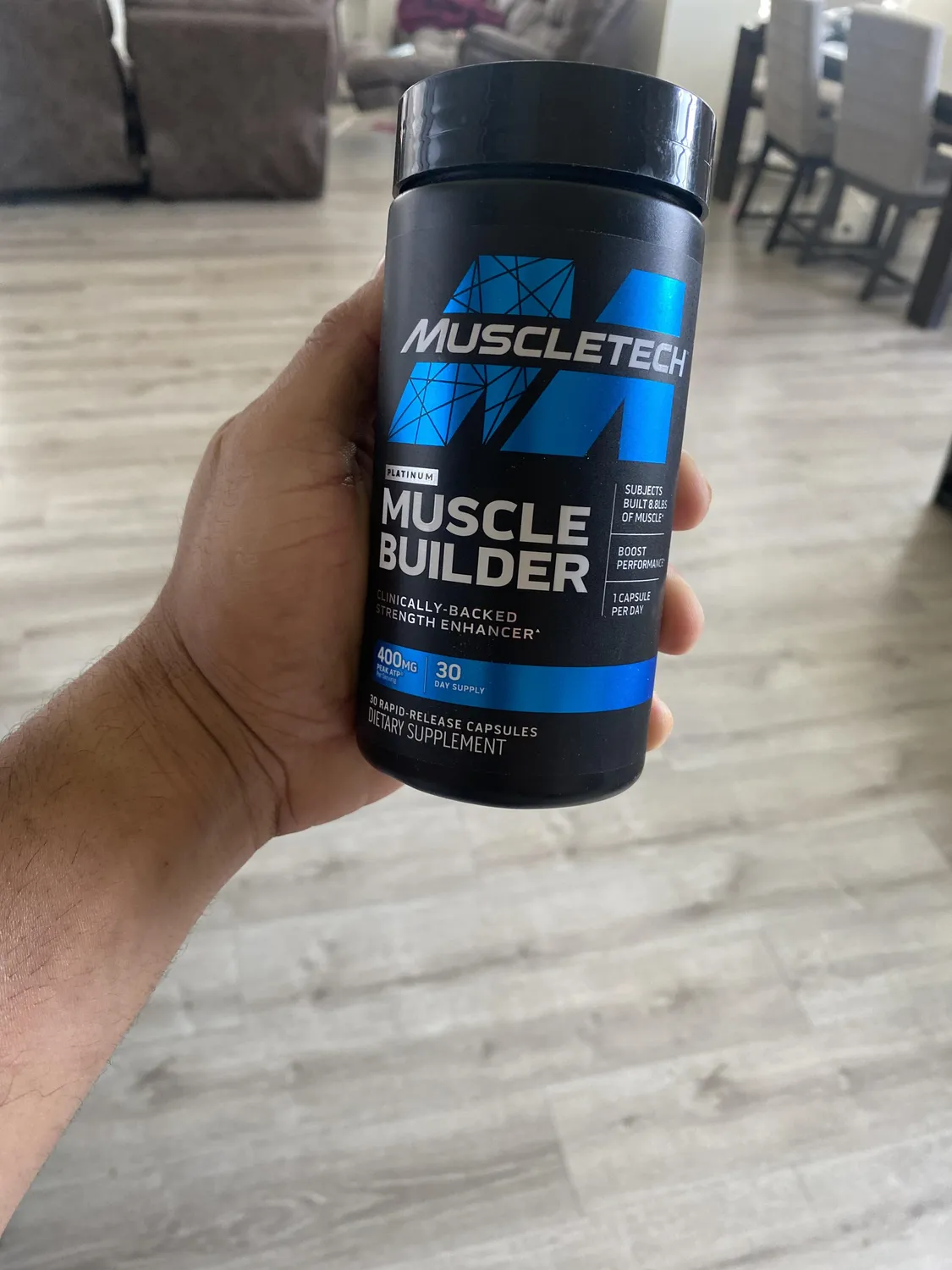 MuscleTech Platinum Musclebuilder Kraftsupplement 30/60 Kapseln klinisch geprüft