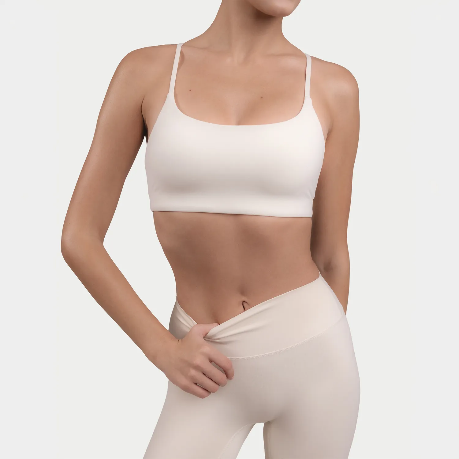 Iron Maxx MRIIÀ Soft Active Sport-BH Ivory XS–XL atmungsaktiv