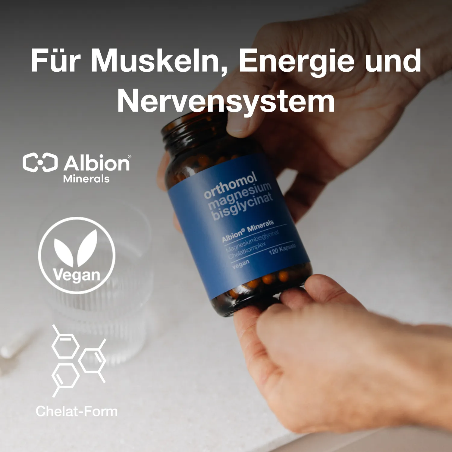 Orthomol Sport Magnesium Bisglycinat Kapseln 1 x 120 – Chelat