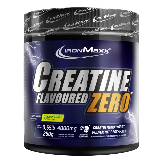 Iron Maxx Creatine Flavoured Zero 250g Lemon Ice Tea Kreatin