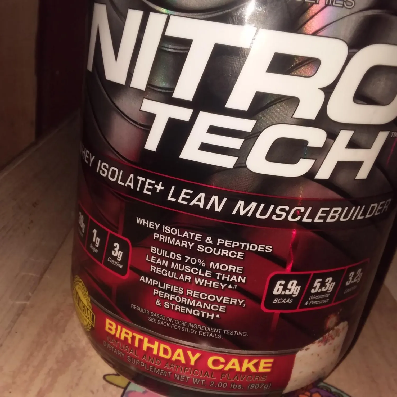 MuscleTech Nitro-Tech Whey Protein Pulver 2 lb Milk Chocolate mit Kreatin