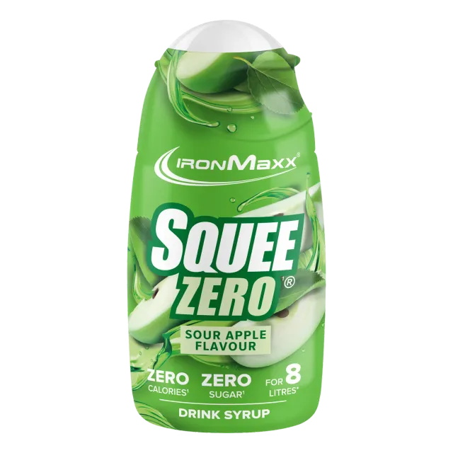 Iron Maxx SqueeZero 65ml Sour Green Apple Getränkesirup zuckerfrei