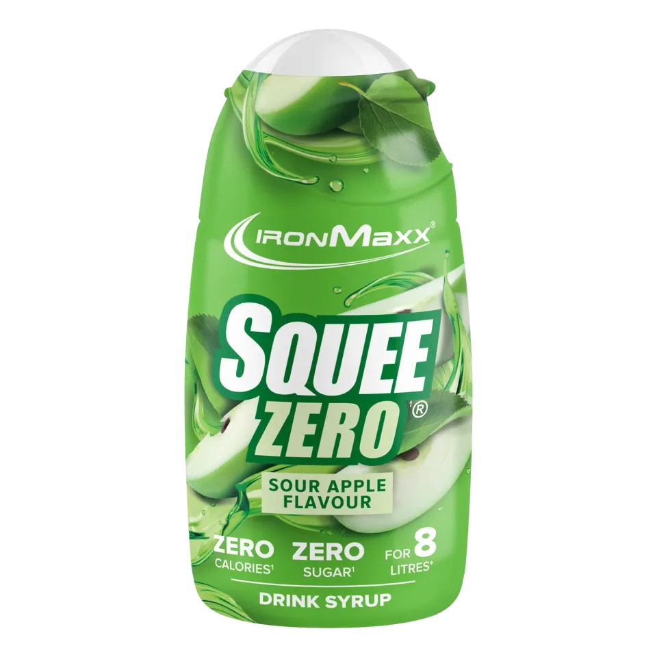 Iron Maxx SqueeZero 65ml Sour Green Apple Getränkesirup zuckerfrei