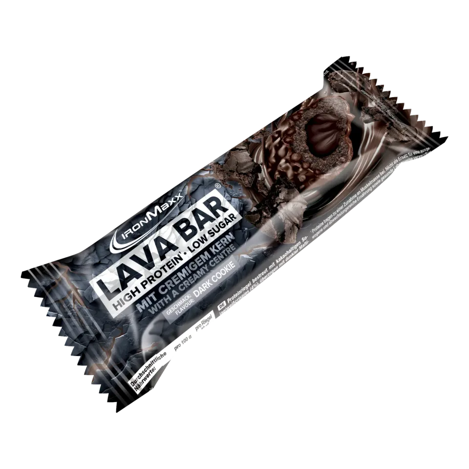 Iron Maxx Lava Bar Proteinriegel 40g Dark Cookie zuckerarm