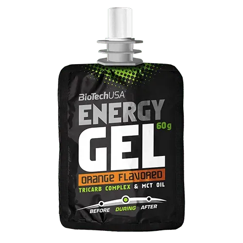 Body Star Energy Gel 60 g Energiegel Orange/Pfirsich mit MCT