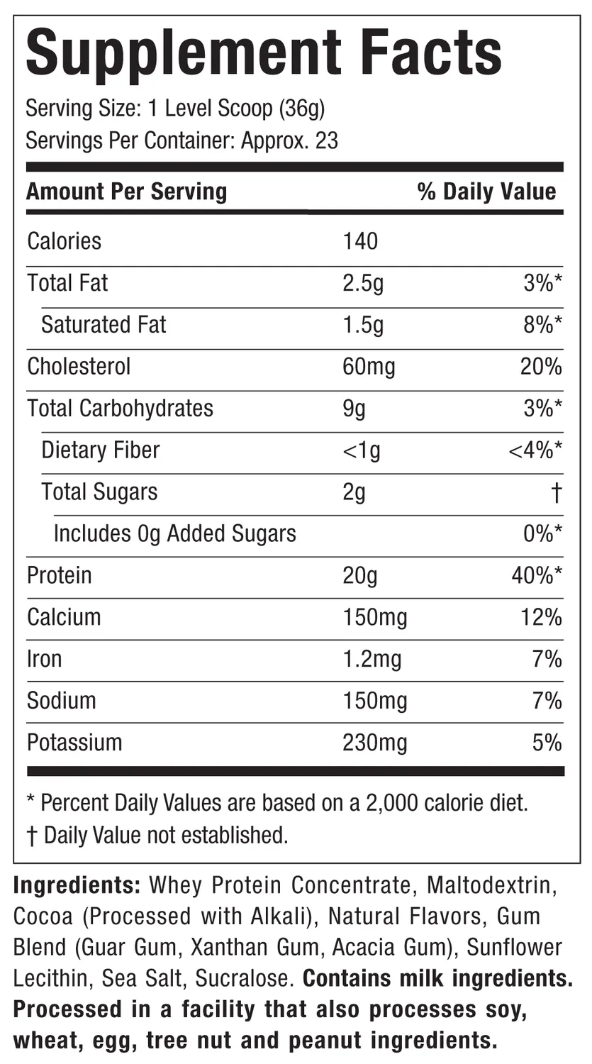 MuscleTech Grass-Fed 100% Whey Proteinpulver 20 g Eiweiß ohne Süßstoffe