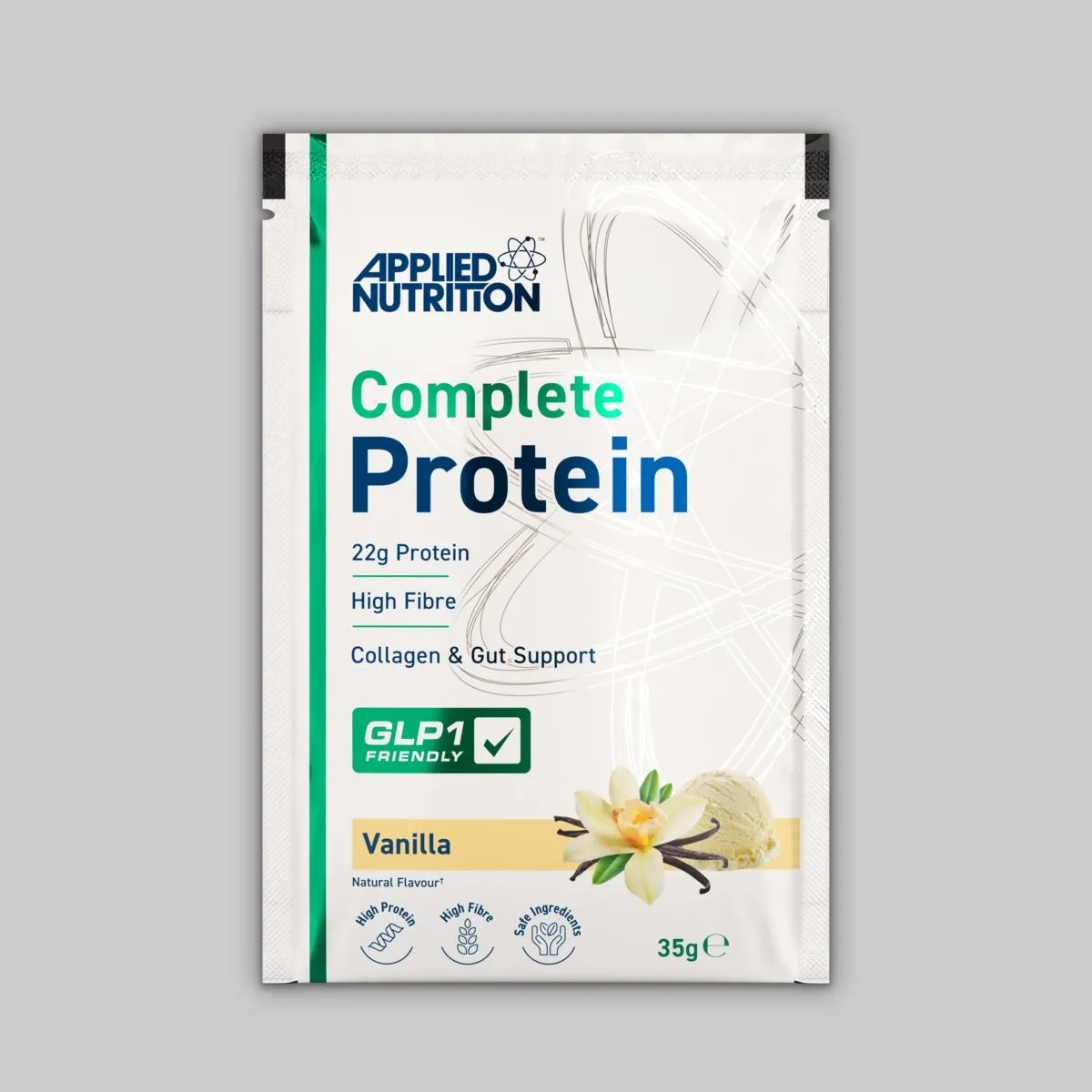 Applied Nutrition Complete Protein Shake Vanille Einzelsachet Whey