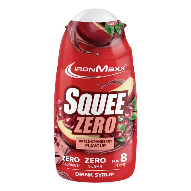 Iron Maxx SqueeZero 65ml Apple Cranberry Getränkesirup zuckerfrei
