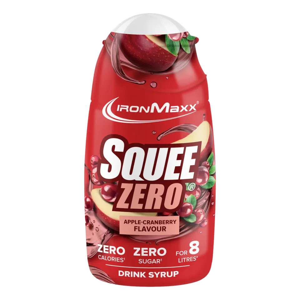 Iron Maxx SqueeZero 65ml Apple Cranberry Getränkesirup zuckerfrei