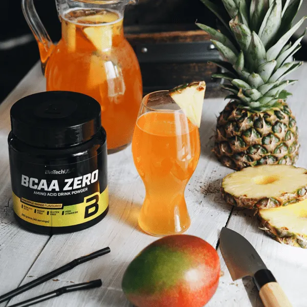 BioTechUSA BCAA Zero Aminosäuren Pulver 9g Apfel
