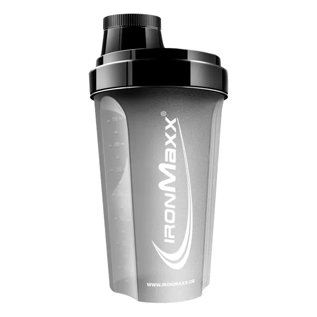 Iron Maxx Shaker 700 ml Schwarz Matt Protein Shaker spülmaschinengeeignet
