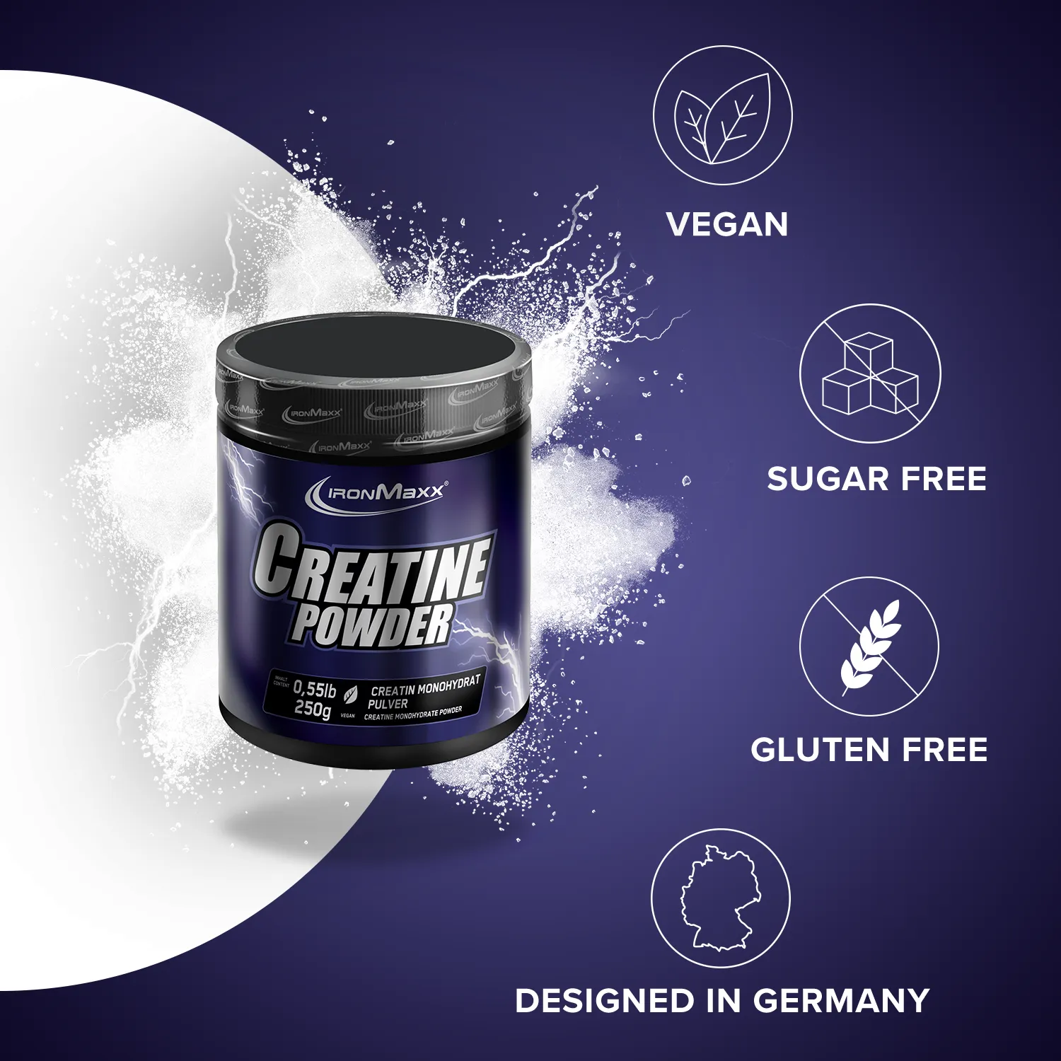 Iron Maxx Gym Starter Bundle Whey Creatin Shaker Set