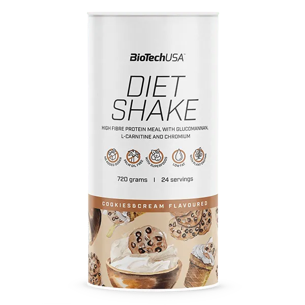 BioTechUSA Diet Shake Pulver 720 g mit Glucomannan