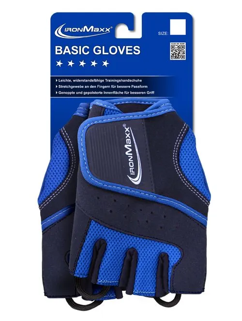 Iron Maxx Trainingshandschuhe Basic Men S/M Fitnesshandschuhe Grip