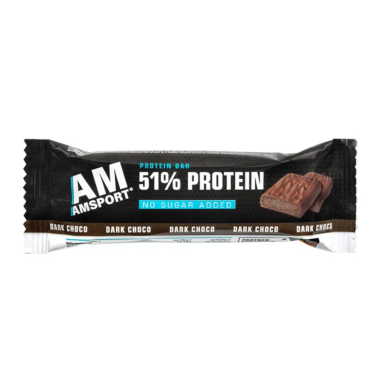 AMSPORT High Protein Riegel 50 g Proteinriegel Strawberry Cream Low Carb