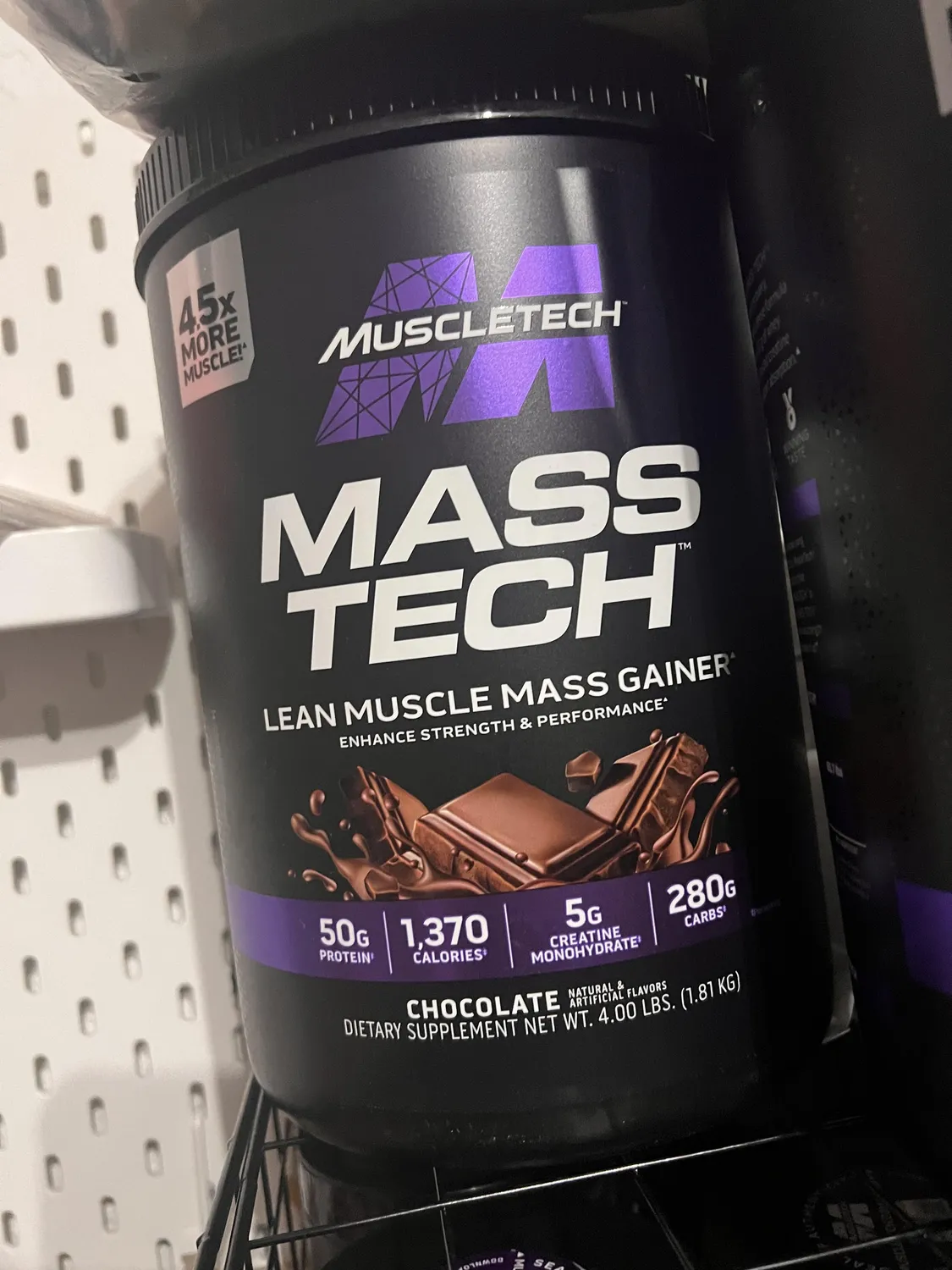 MuscleTech Mass-Tech Weight Gainer – 1370 kcal
