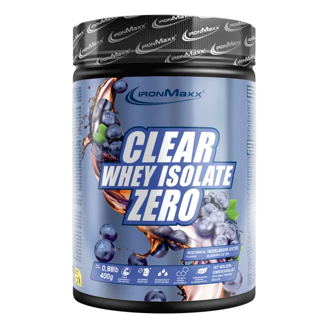Iron Maxx Clear Whey Isolate ZERO Clear Whey 400g Blueberry Ice Tea