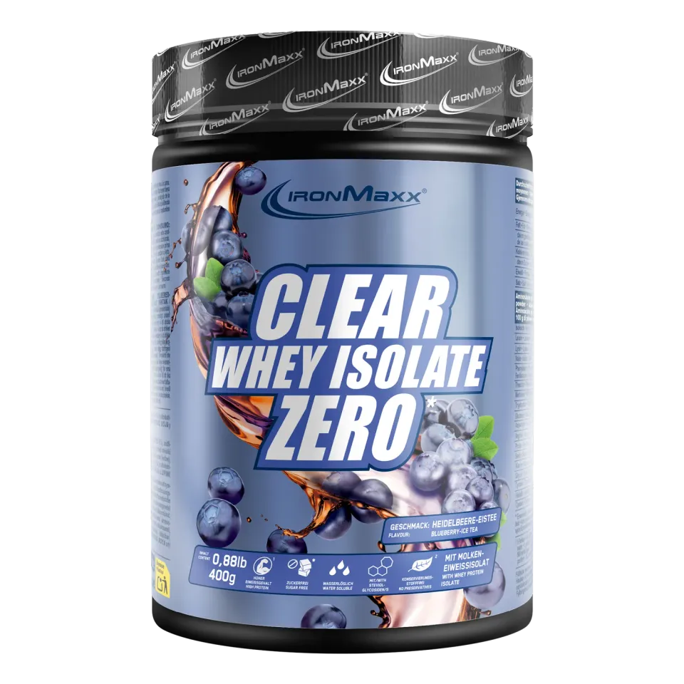 Iron Maxx Clear Whey Isolate ZERO Clear Whey 400g Blueberry Ice Tea