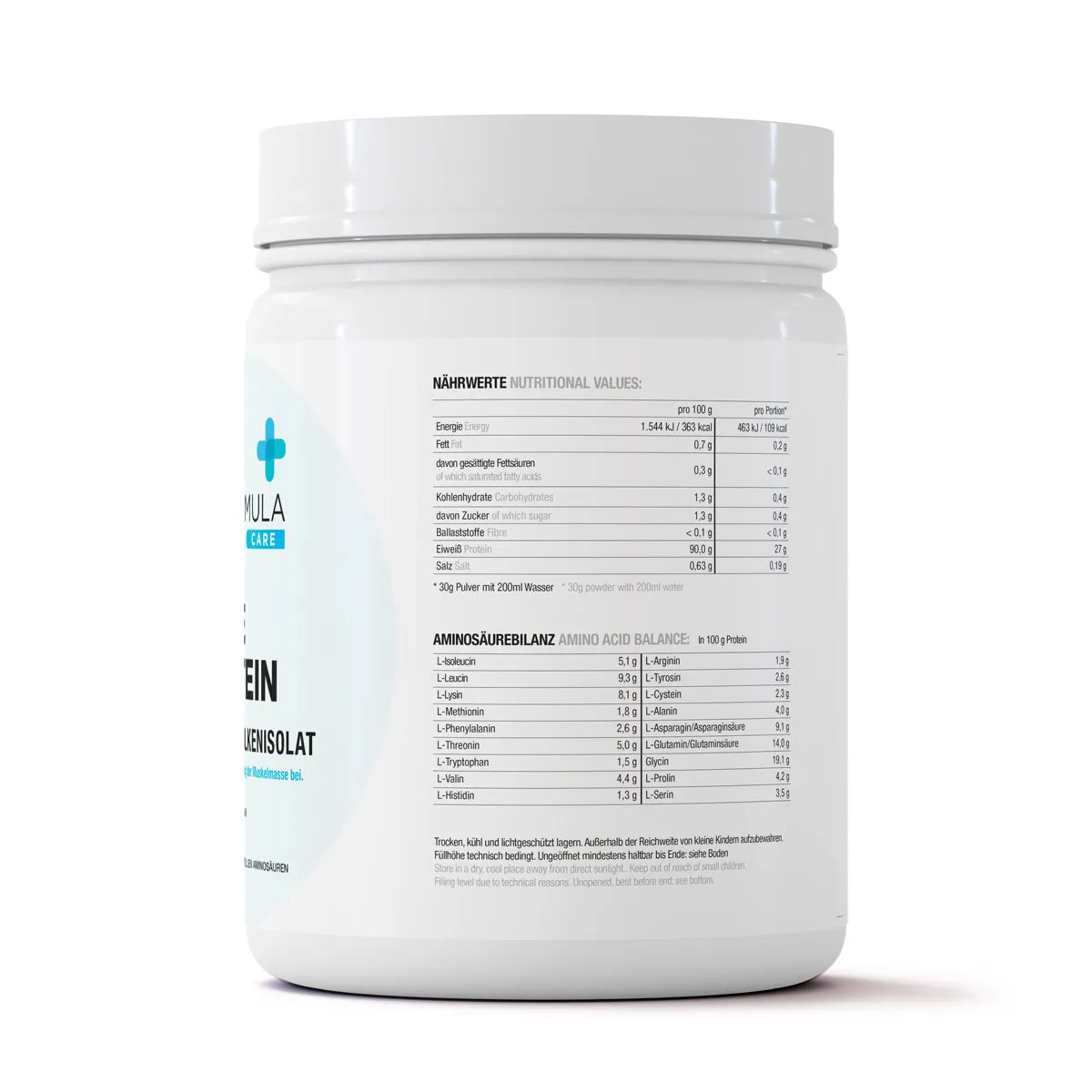AMFORMULA Care Pure Protein Whey Isolat neutral 330 g