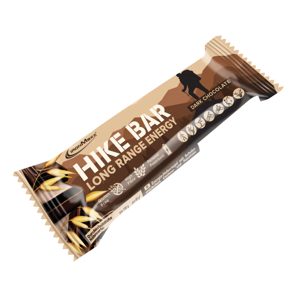Iron Maxx Hike Bar Energieriegel Dark Chocolate 60 g vegan