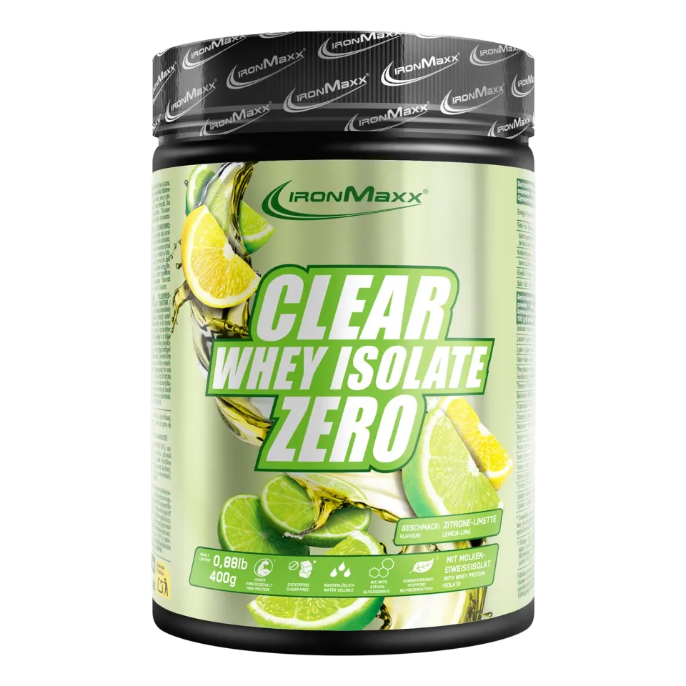 Iron Maxx Clear Whey Isolate ZERO Clear Whey 400g Lemon Lime