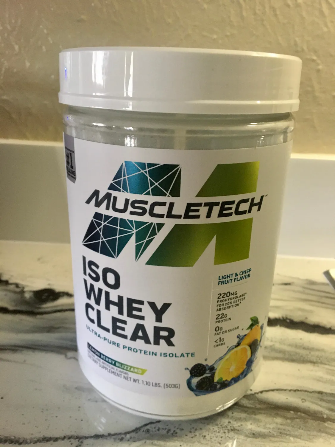 MuscleTech Iso Whey Clear Proteinpulver verschiedene Sorten leicht