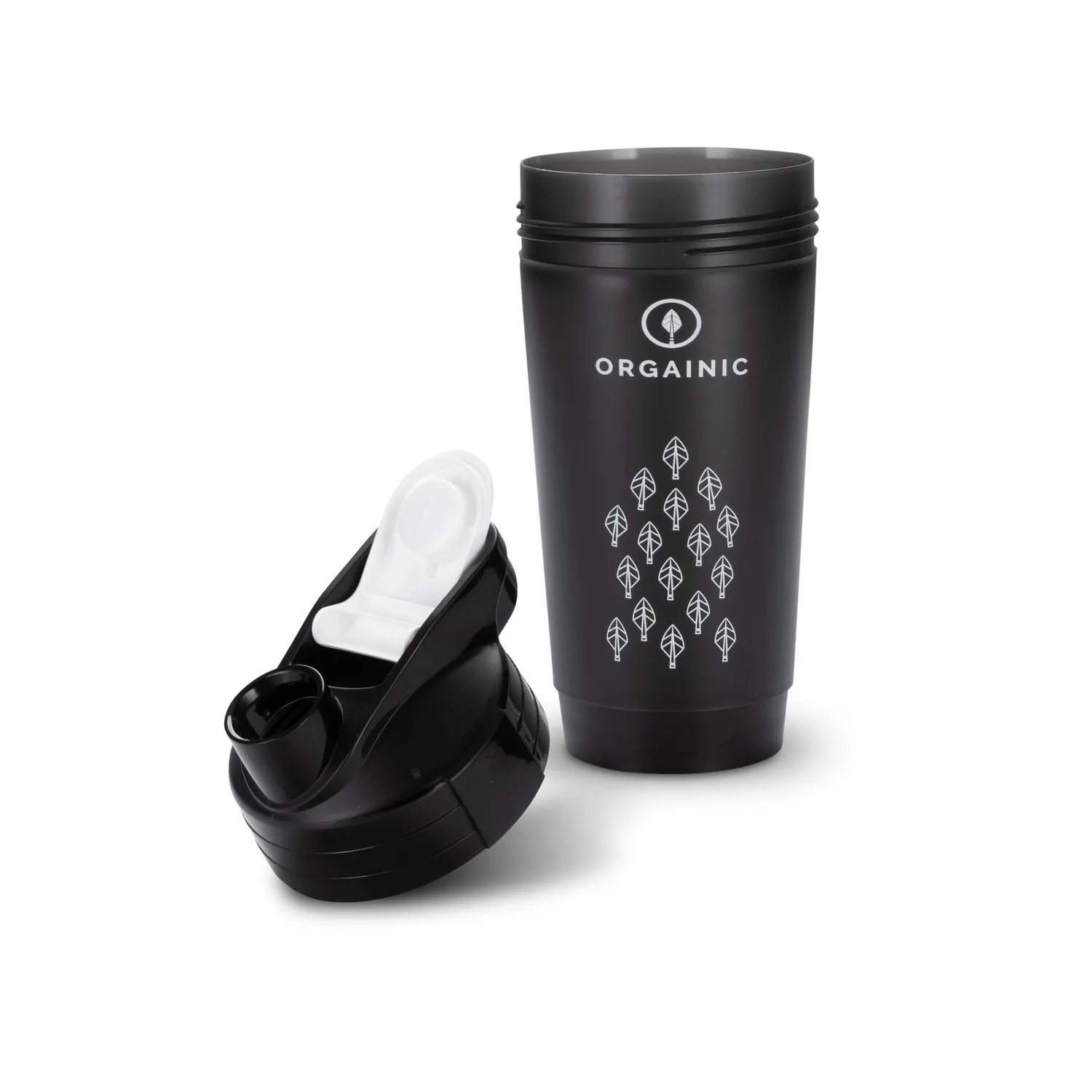 ORGAINIC Shaker 700 ml Schwarz ohne Kugel