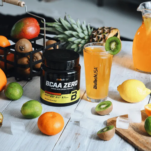 BioTechUSA BCAA Zero Aminosäuren Pulver 9g Apfel