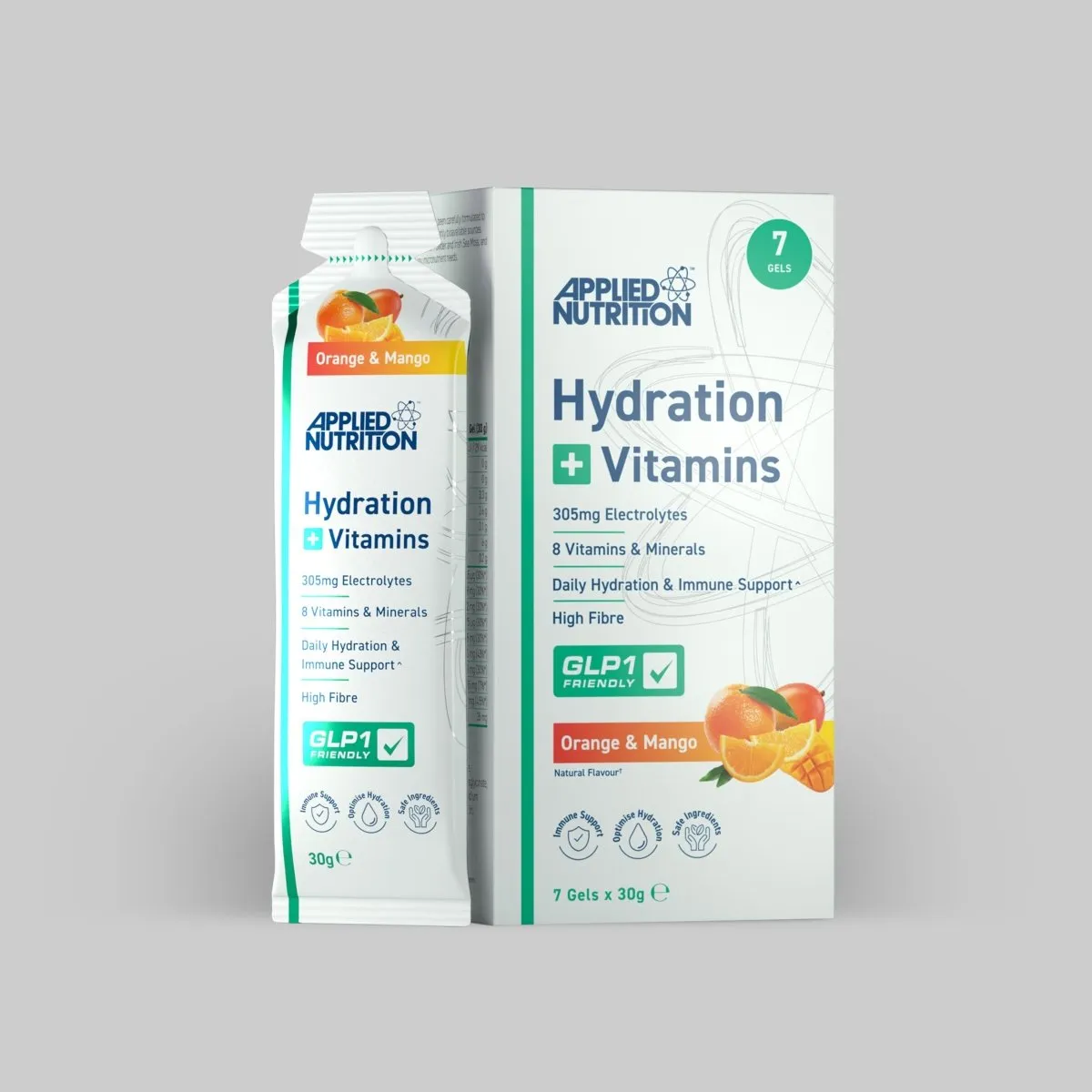 Applied Nutrition Hydration Vitamins Gel Orange Mango 20 Gels